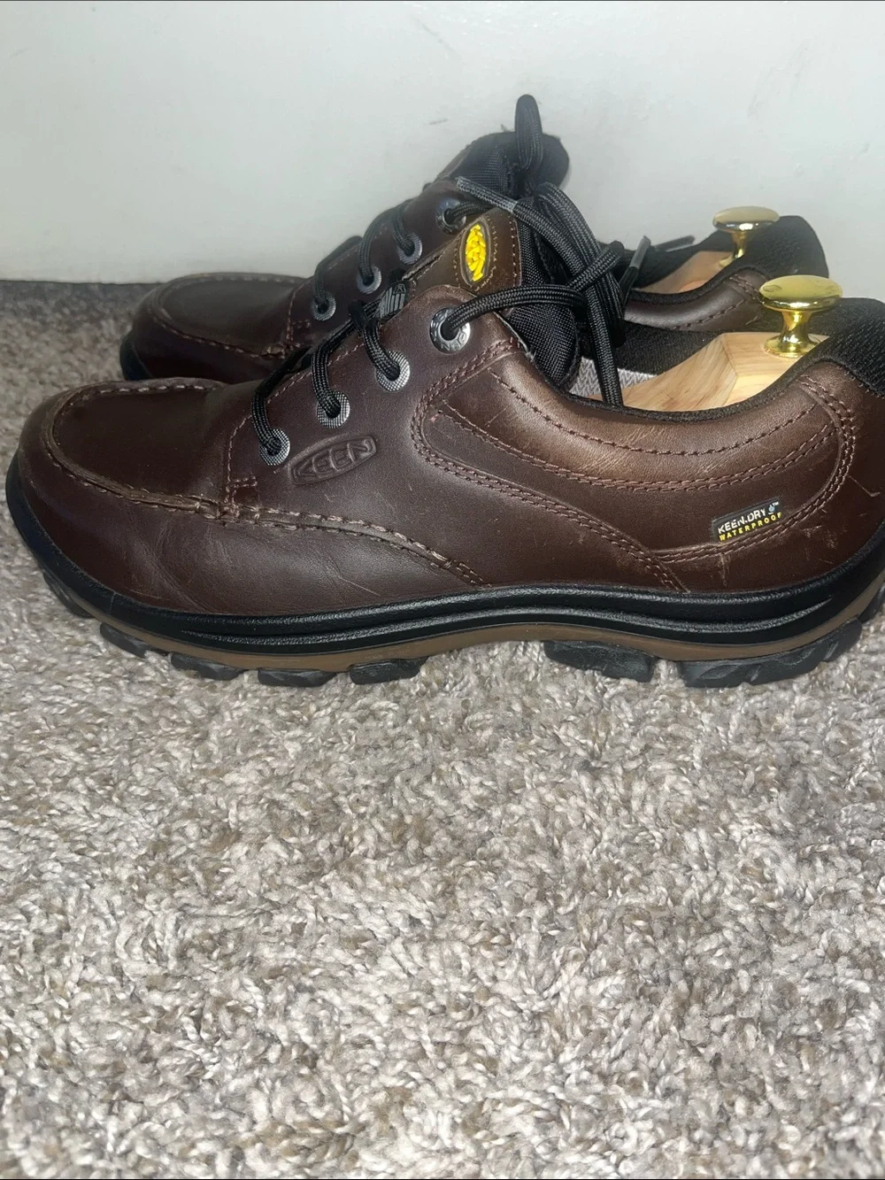 Keen Men’s Dark Brown Casual Anchor Park Waterproof Shoes